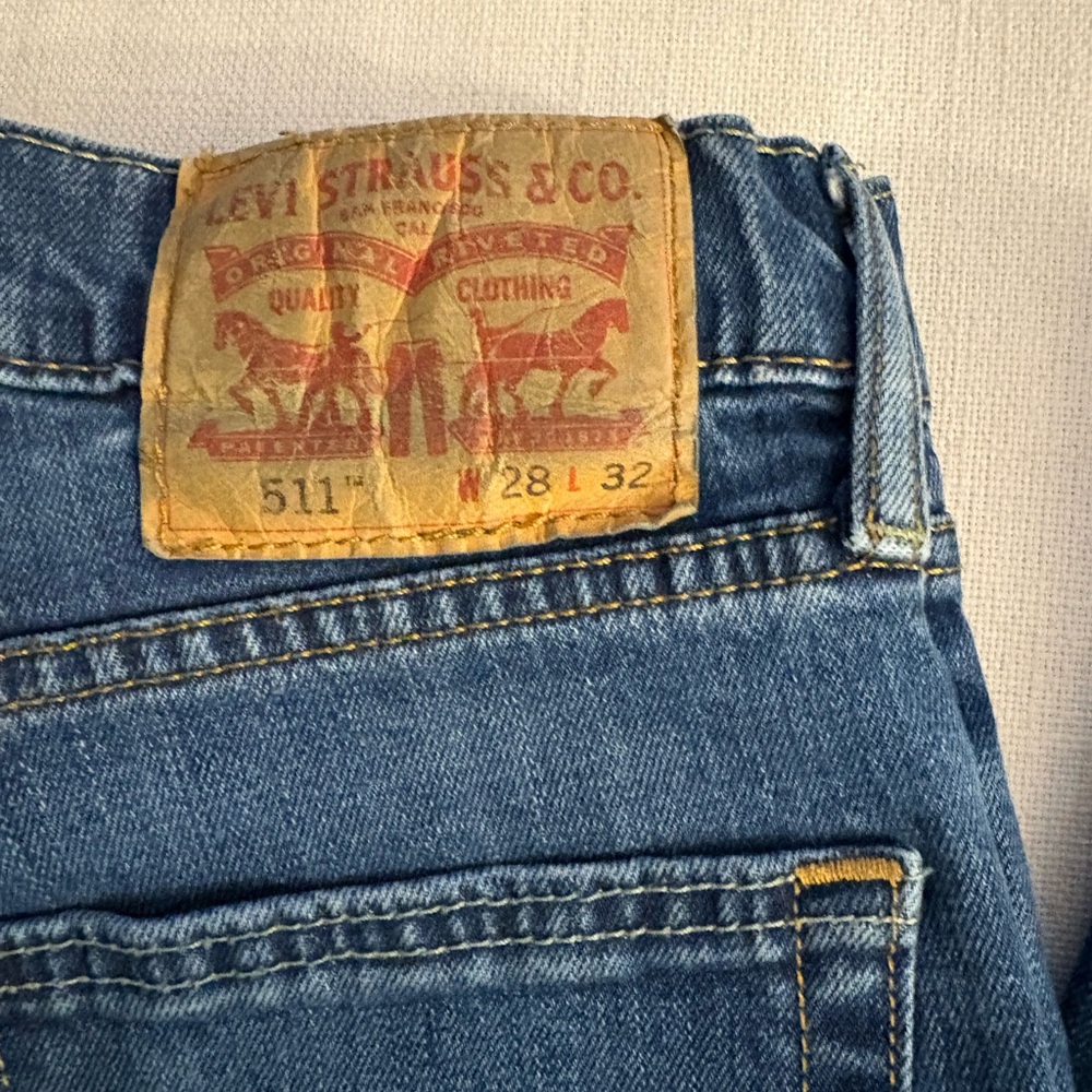 Levi's 511 Classic PREMIUM Denim Interior Label